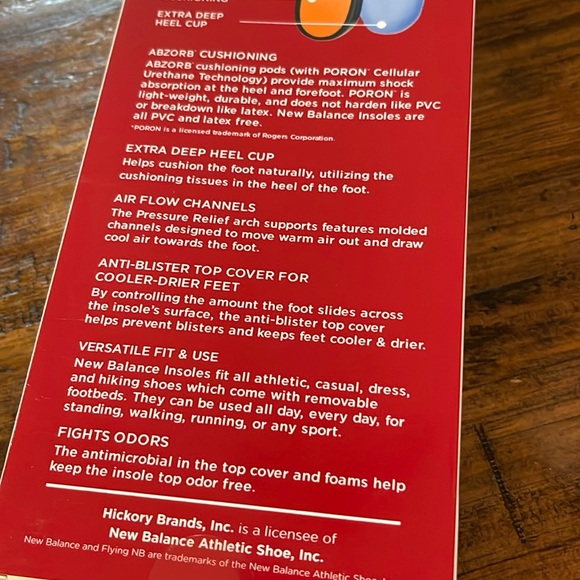 Multi Sport Cushion Insoles Men’s Size 7.5-9 Women’s Size 9-10.5 - Picture 4 of 8